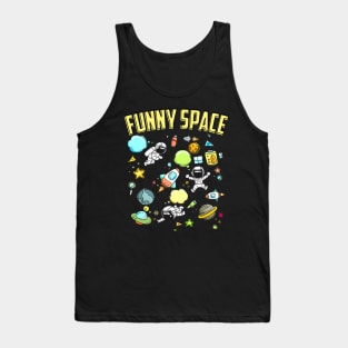 Funny Space Tank Top